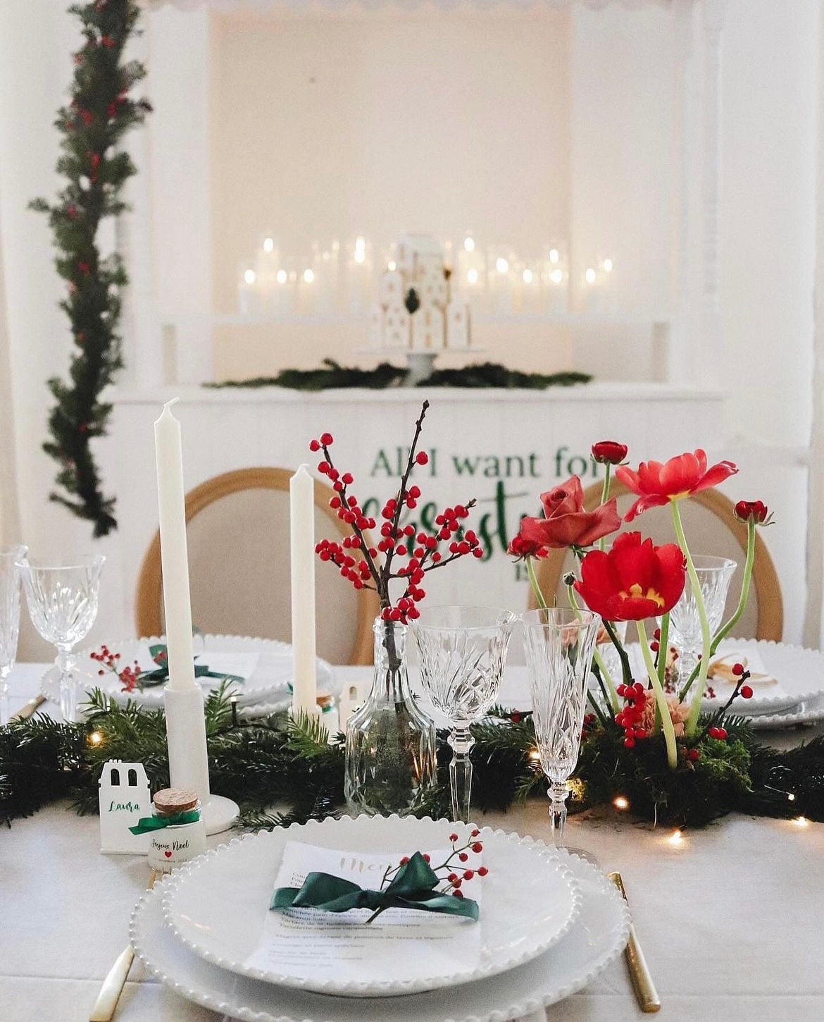 Bougie Noël personnalisée bouchon Liège - 50ml